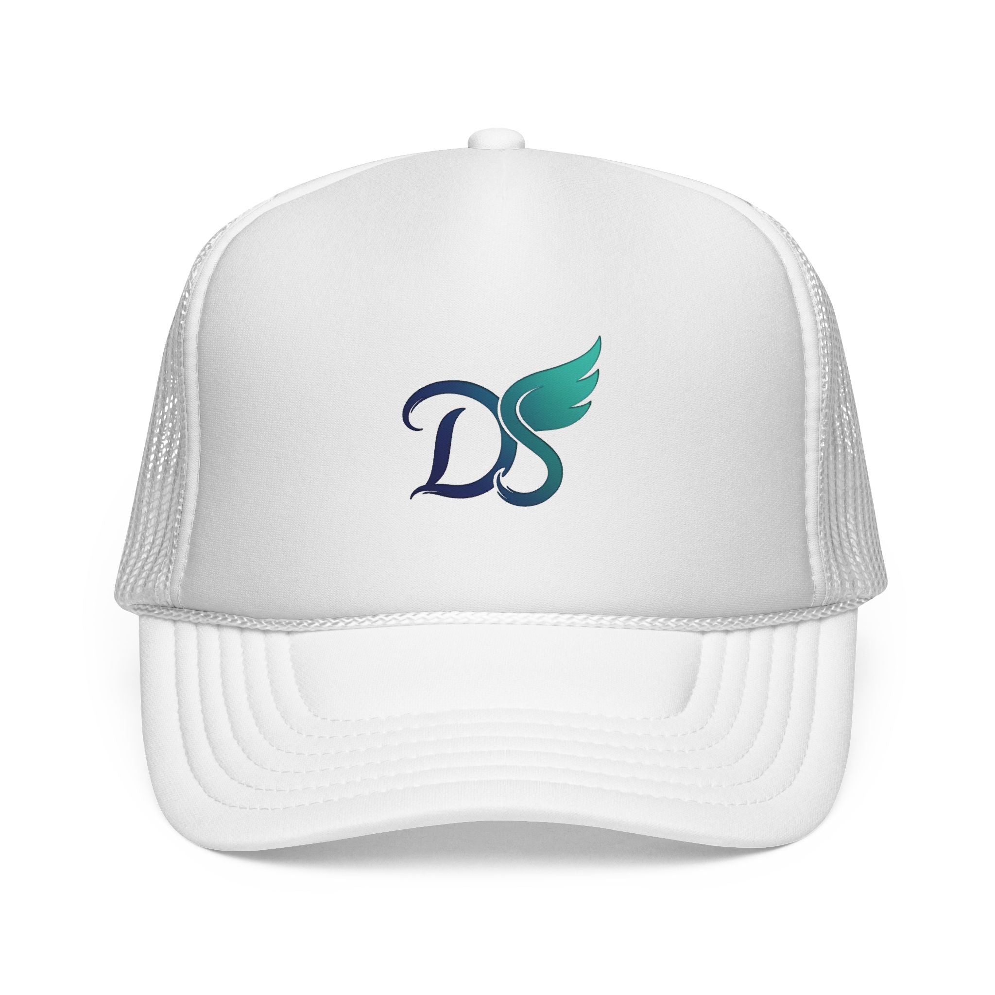 DS Wing Logo Trucker Cap — Mesh Back Casual Baseball Hat