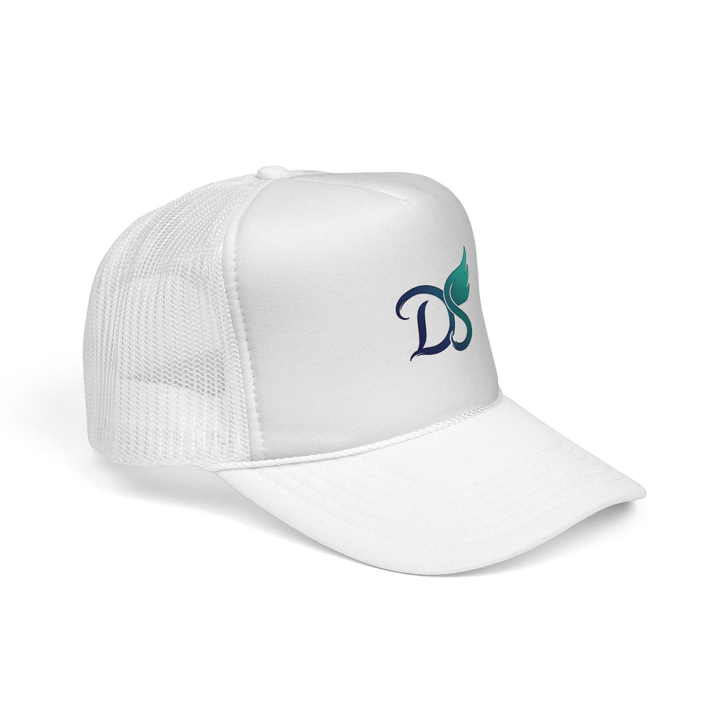 DS Wing Logo Trucker Cap — Mesh Back Casual Baseball Hat
