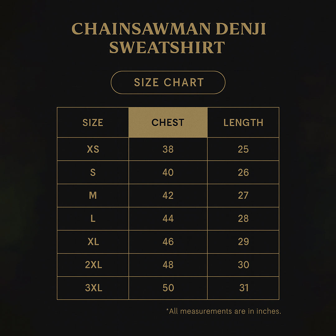 Chainsaw Man Denji Sweatshirt | Dark Green Anime Streetwear | CSM Devil Hunter Oversized Crewneck | DREAM SHECHER