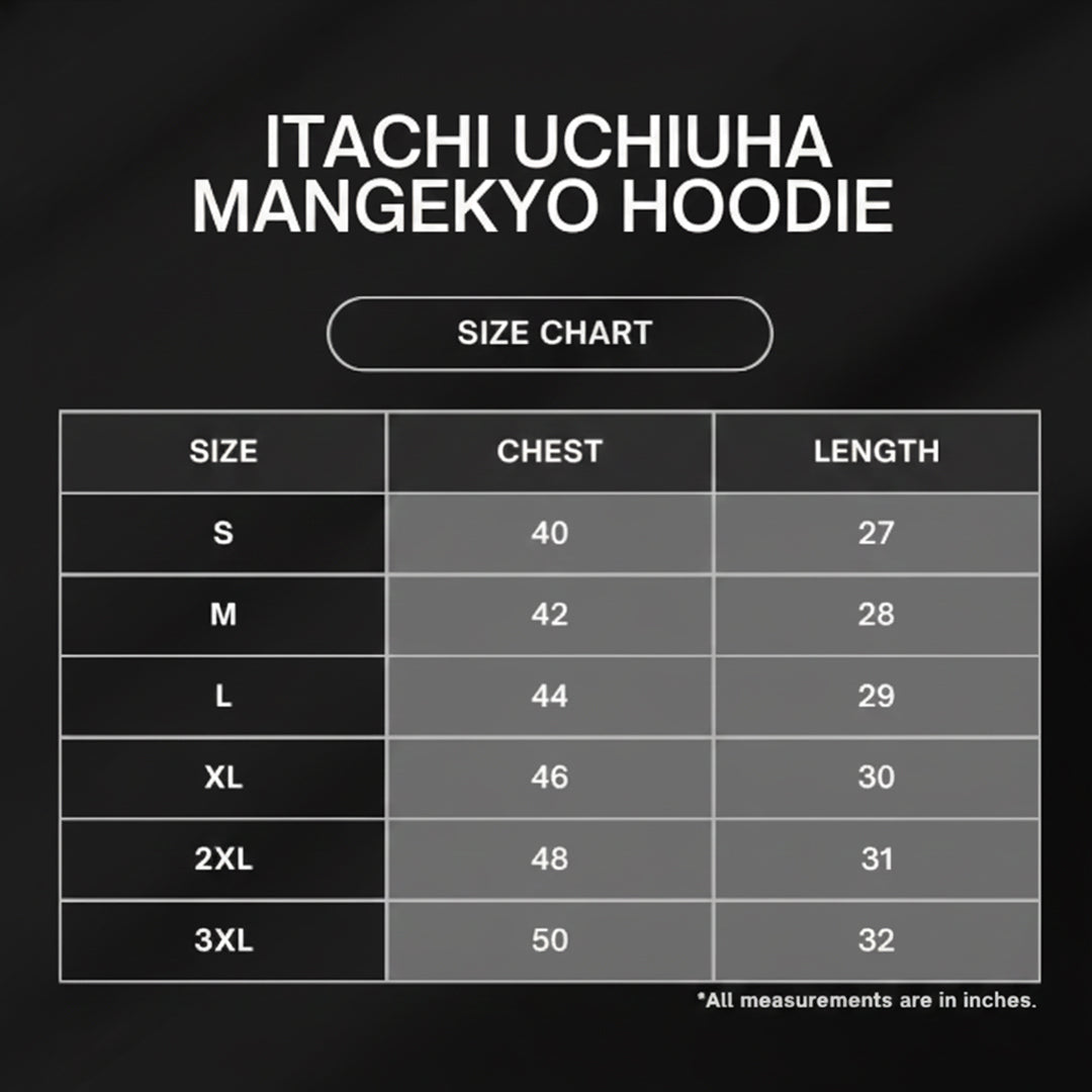 Itachi Uchiha Mangekyō Hoodie | Naruto Akatsuki Graphic Sweatshirt | Oversized Anime Streetwear