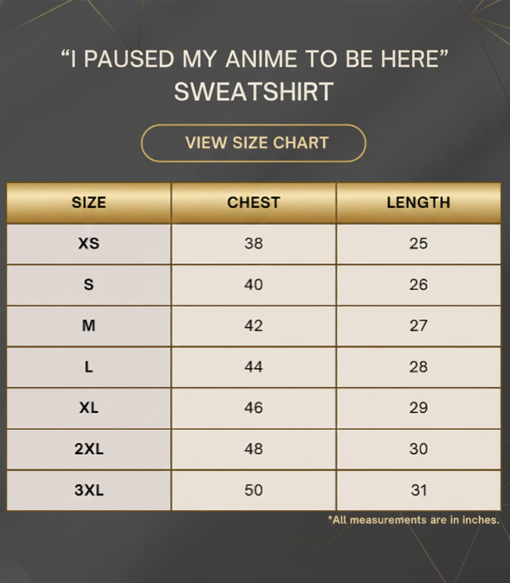 “I Paused My Anime To Be Here” Oversized Anime Streetwear Sweatshirt